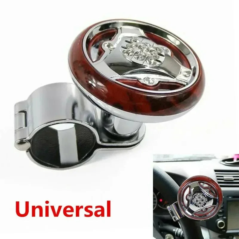 Universal Car Steering Wheel Spinner Knob Ball Power Handle Assister for Car and Truck - Easy Grip Control