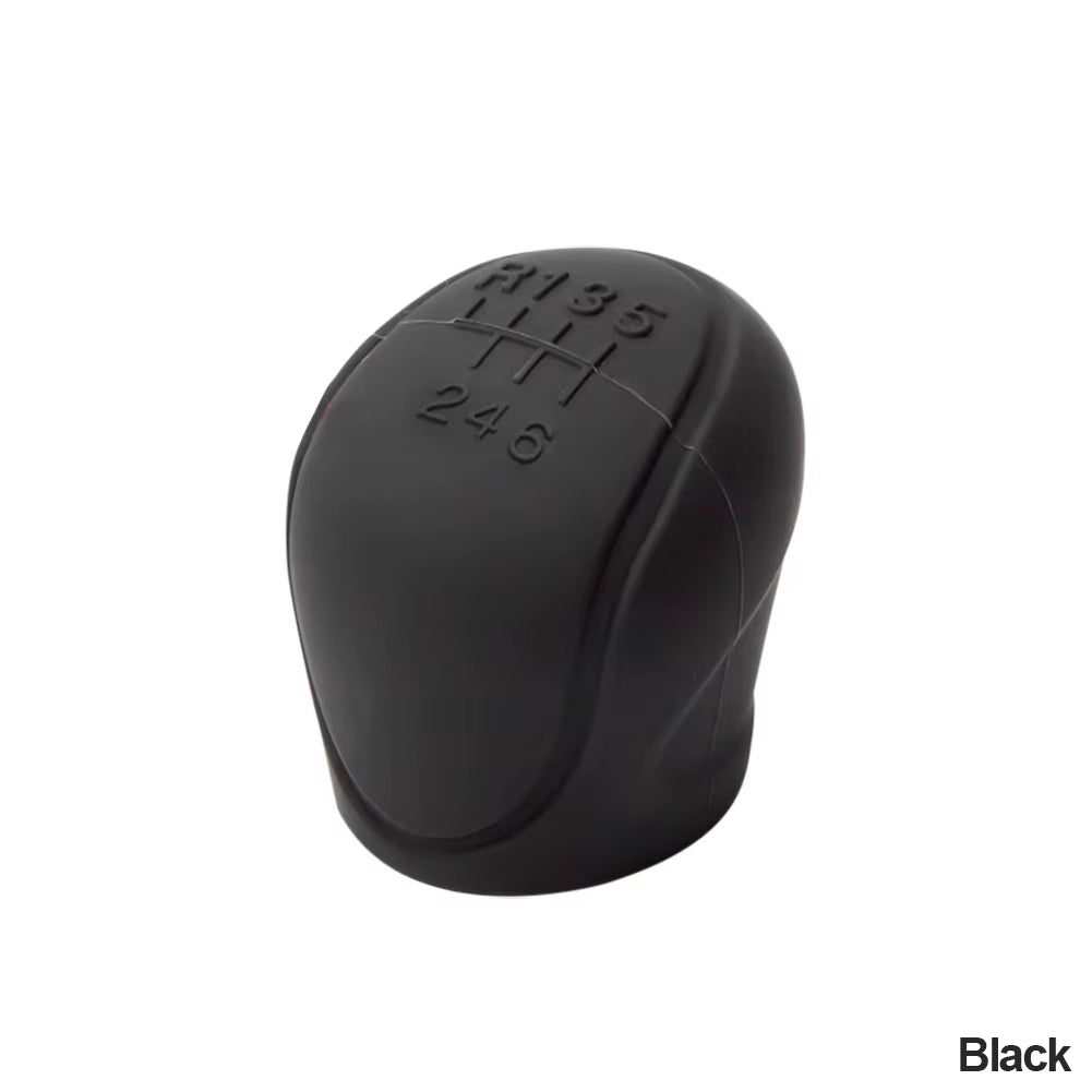 Car Silicone Gear Shift Knob Cover Gear Shift Non-Slip Grip Handle Protective Covers Manual 5 6-Speed Car Interior Accessories