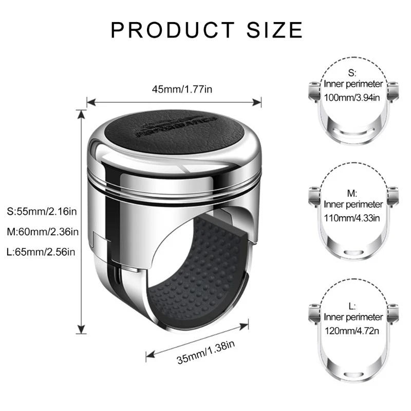Spinner Balls for Car SUV Car Steering Wheel Knob Spinner Metal Bearing Knob 11UD