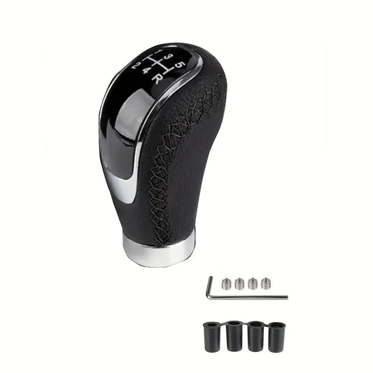 Universal 5 Speed Gear Shift Knob Shifter Lever Handle Stick PU Leather Auto Accessories for All Manual Car Factory Price