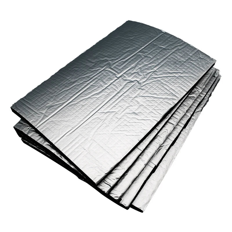 New 10Pcs 10Mm Sound Deadener Heat Insulation Mat for Car Van Sound Proofing Deadening Auto Hood Engine Noise Insulation Mat