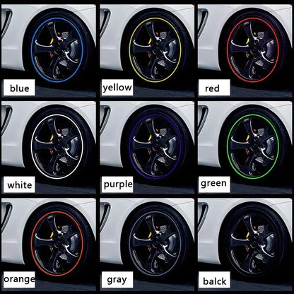 Car Wheel Hub Anti-Collision Strip - Scratch Resistant and Decorative Strip, PVC Tire Protector, Enhances Vehicle Appearance