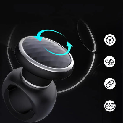 Car Duty anti Slip Steering Wheel Knob Spinner ABS and Premium Fit for Cars Trucks Handle Booster Grip Protective Auxiliary Ball