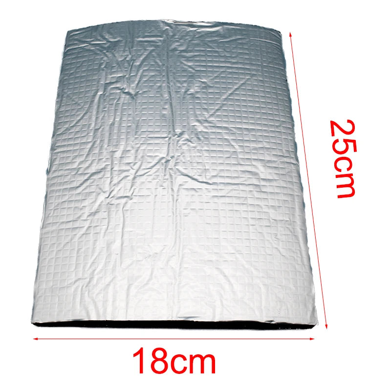 New 10Pcs 10Mm Sound Deadener Heat Insulation Mat for Car Van Sound Proofing Deadening Auto Hood Engine Noise Insulation Mat