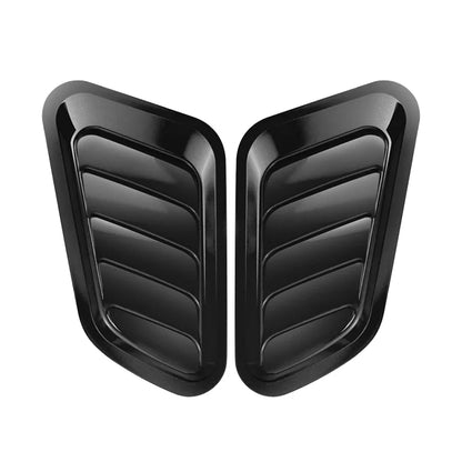 Universal Car Hood Scoop Carbon Fiber Air Intake Vent Cover 2PCS Styling Accessories Exterior Decoration for Easy Install